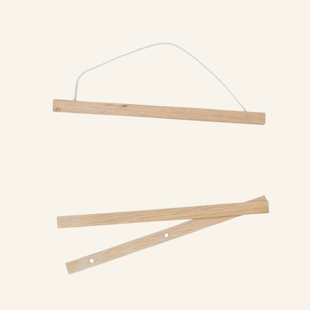 Wood Poster Hanger – rerootgardens